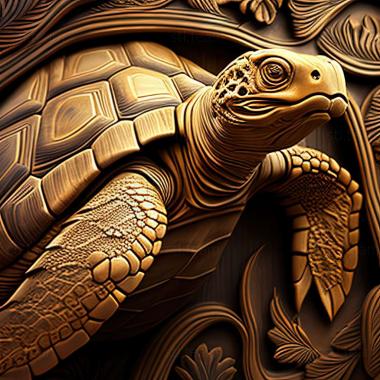 3D model Diego turtle famous animal (STL)